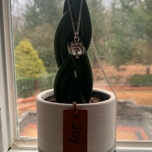 Ornate Silver Pendant Necklace